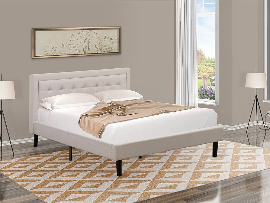 queenbee Amazon.com: Walker Edison Isla Boho Slatted Headboard Queen